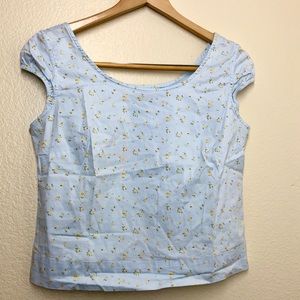 Gap Cottagecore Floral Blouse